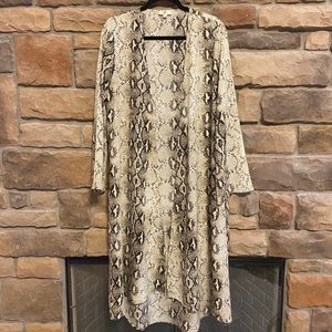 Snakeskin duster